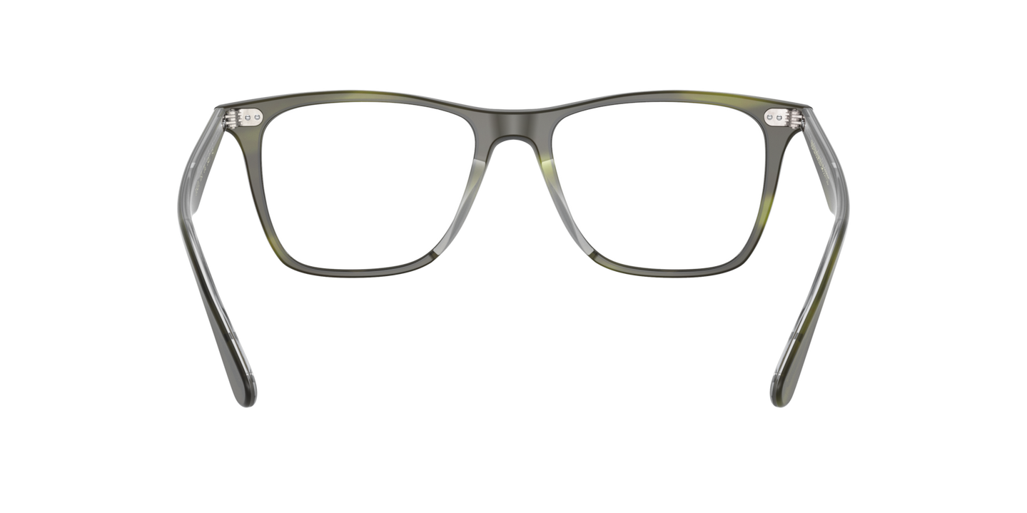 Oliver Peoples Ollis with Semi-Matte Emerald Bark frame - Image Nosepads