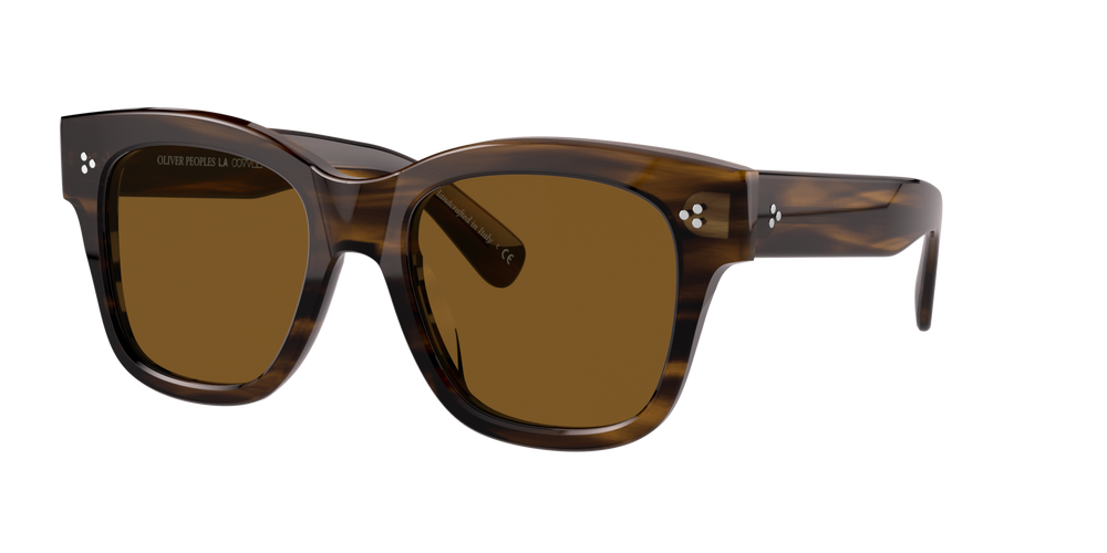 Sie Oliver Peoples Melery mit Rinde Gestell und Braun Gläsern - bild 1