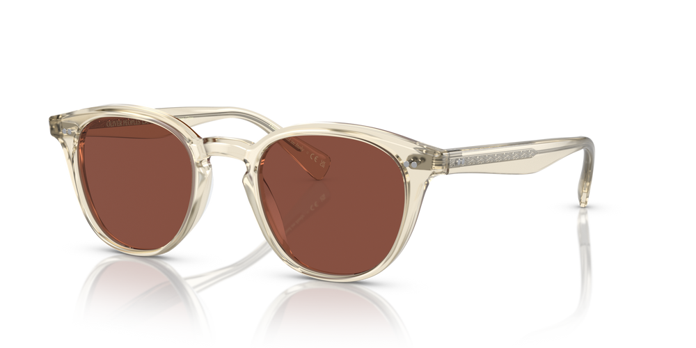 Oliver Peoples Desmon Sun Limited Edition con montura Cetrino Pálido y lentes Rojo - imagen 3
