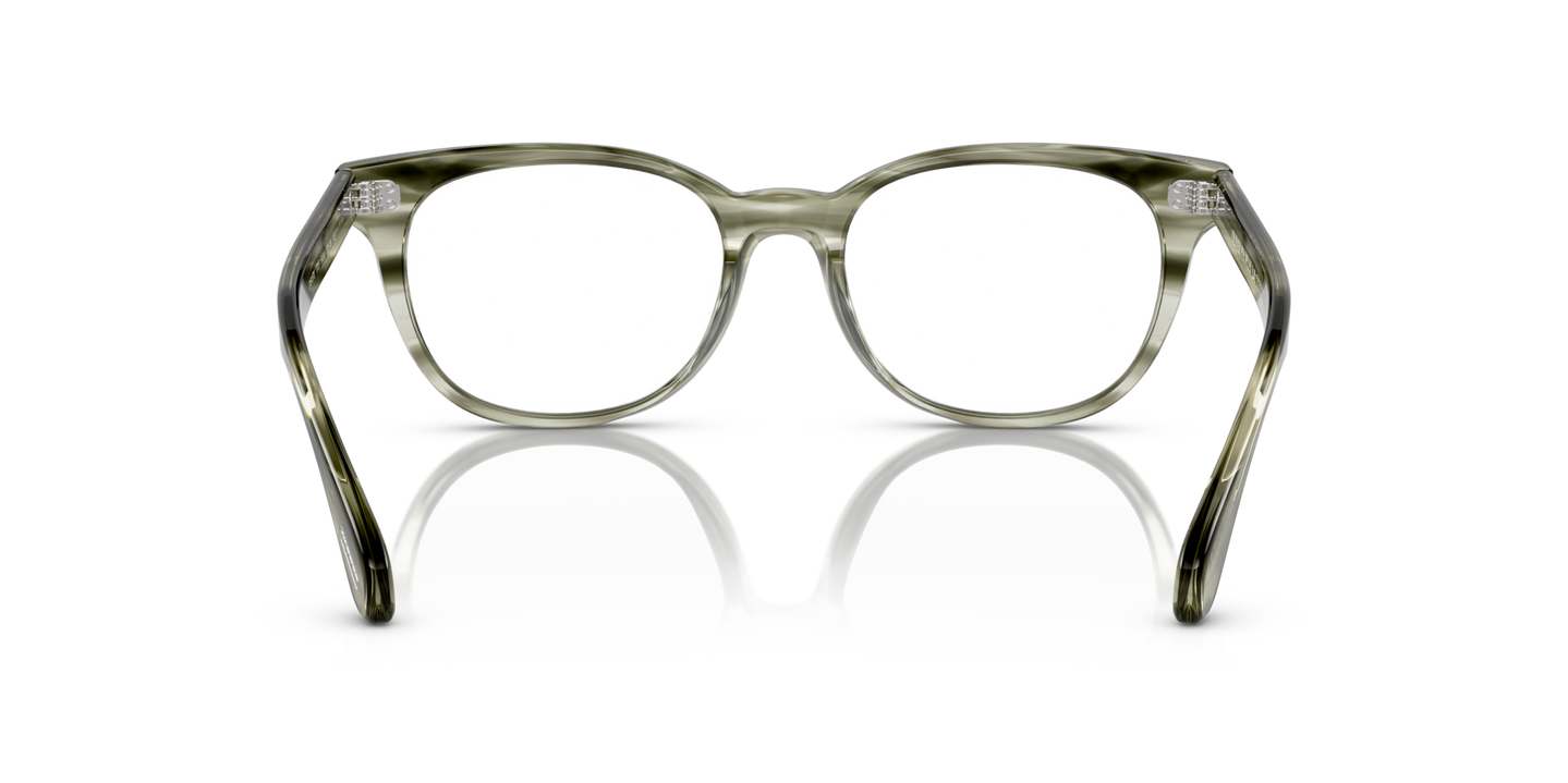 Oliver Peoples Hildie con montura Jade con acabado descolorido - Imagen Plaquetas nasales