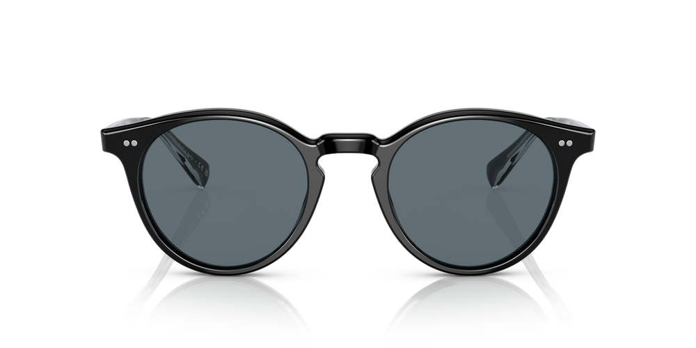 Oliver Peoples Romare Sun avec une monture Noir et des verres Bleu - image 2