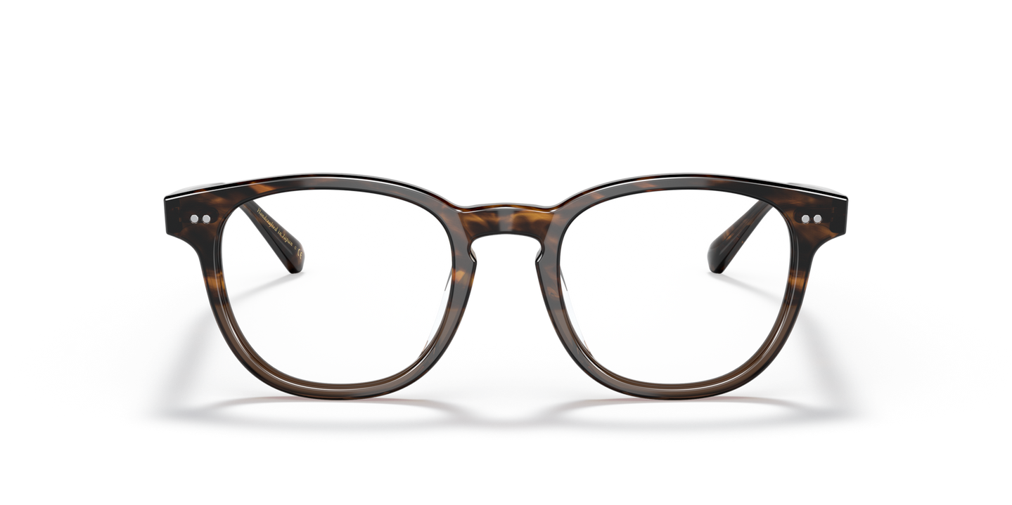 Oliver Peoples Kisho con montatura Rosso Sedona/Grigio talpa sfumato - Immagine Materiale