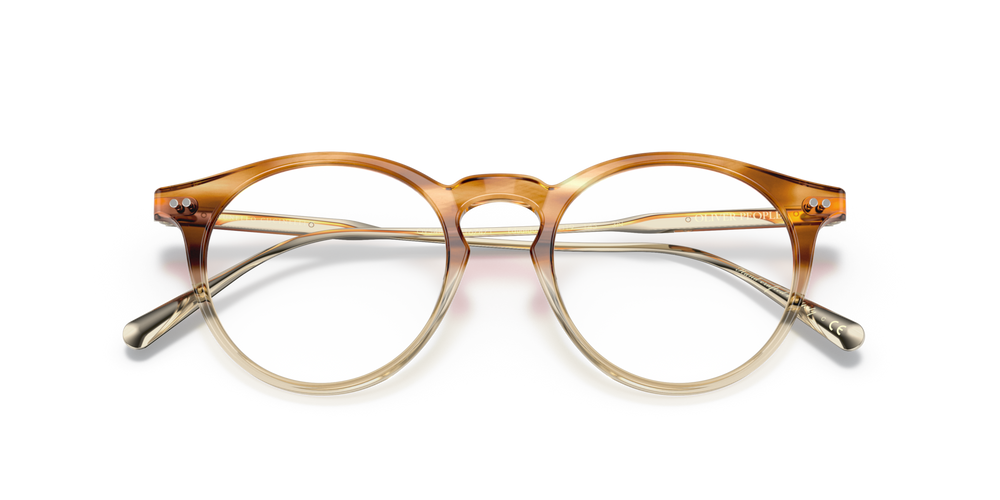 Oliver Peoples Eduardo avec une monture Honey VSB/Brushed Gold et des verres Vert - image 6