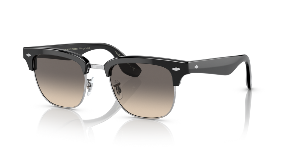 Oliver Peoples Capannelle avec une monture Noir/ Argent et des verres Gris - image 1