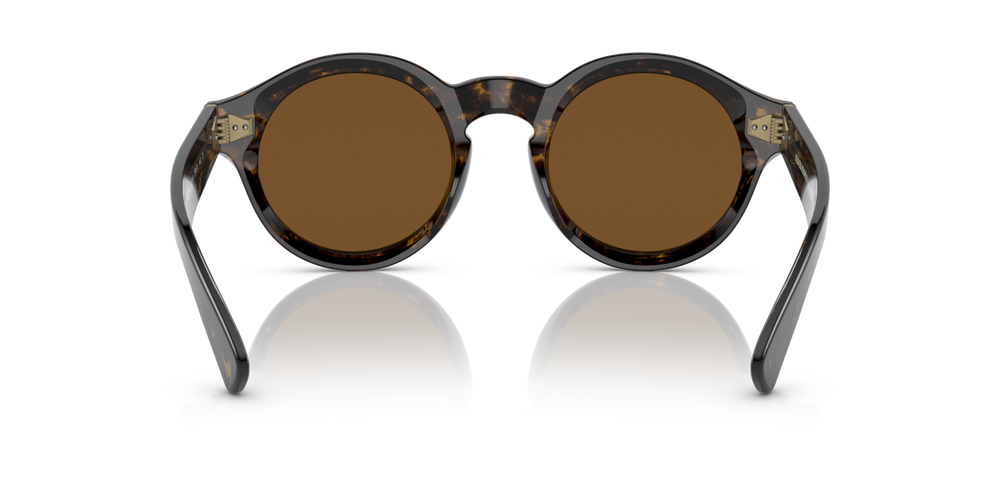 Oliver Peoples Cassavet avec une monture Walnut Tortoise et des verres Brun - image 5