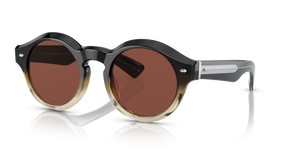 Sie Oliver Peoples Cassavet mit Kona Gradient Gestell und Rot Gläsern - bild 1