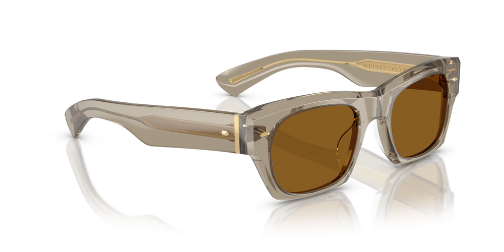 Oliver Peoples Kasdan 18K avec une monture Sencha et des verres Brun - image 3
