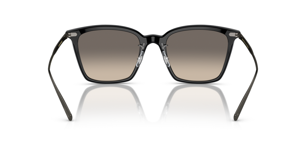 Oliver Peoples Luisella avec une monture Noir/Étain vieilli et des verres Gris - image 5
