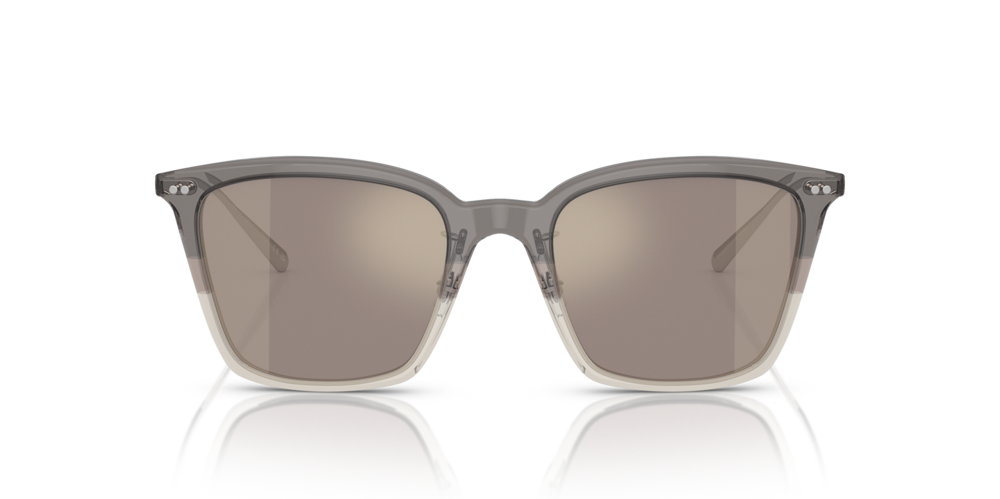 Oliver Peoples Luisella con montatura Vintage Grey Fade/Silver e lenti  Marrone - Immagine Lenti