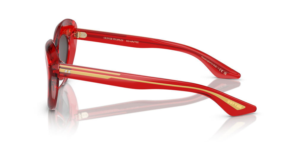 Sie Oliver Peoples 1968C mit Transluzent Rot Gestell und Grau Gläsern - bild 4