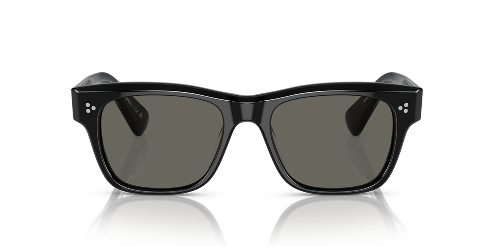 Oliver Peoples Birell Sun avec une monture Noir et des verres Gris - image 2