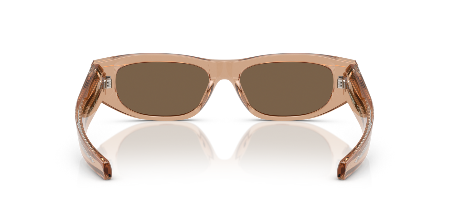 Sie Oliver Peoples Fai II mit Vintage 108 Gestell und Braun Gläsern - Bild Stegplättchen