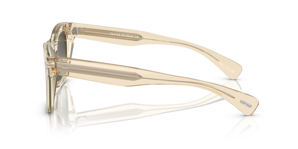 Oliver Peoples Ms. Oliver avec une monture Chamois et des verres Vert - image 4