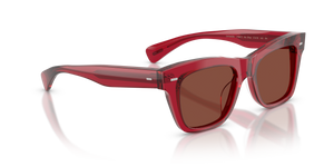 Sie Oliver Peoples Ms. Oliver mit Translucent Rust Gestell und Rot Gläsern - bild 3