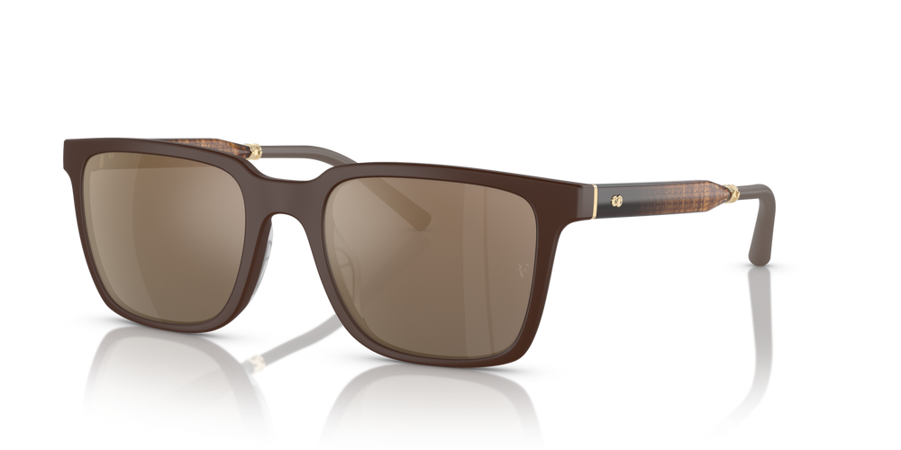 Oliver Peoples Mr. Federer con montura Umber y lentes Oro - imagen 7