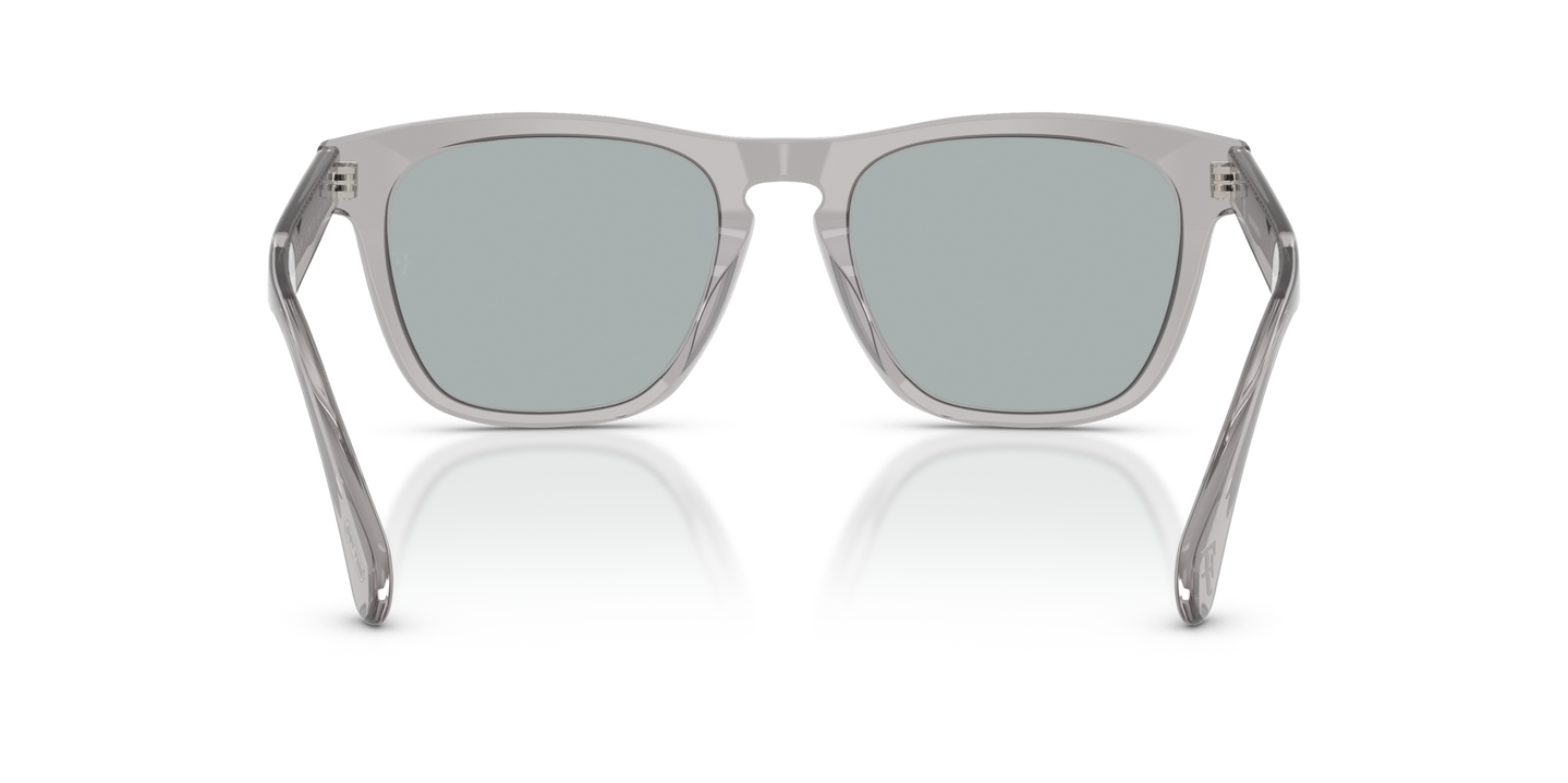 Oliver Peoples R-3 con montatura Grigio Workman e lenti  Marrone - Immagine Naselli