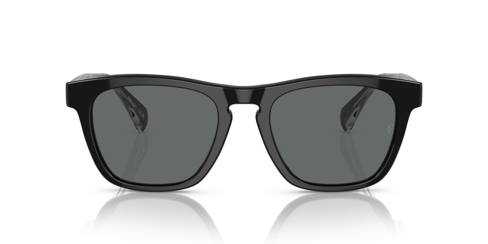 Oliver Peoples R-3 avec une monture Noir et des verres Gris - image 2