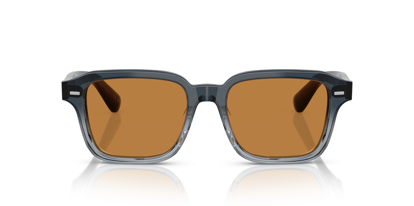 Oliver Peoples Errisson Sun avec une monture Twilight dégradé et des verres Brun - Image Matériau