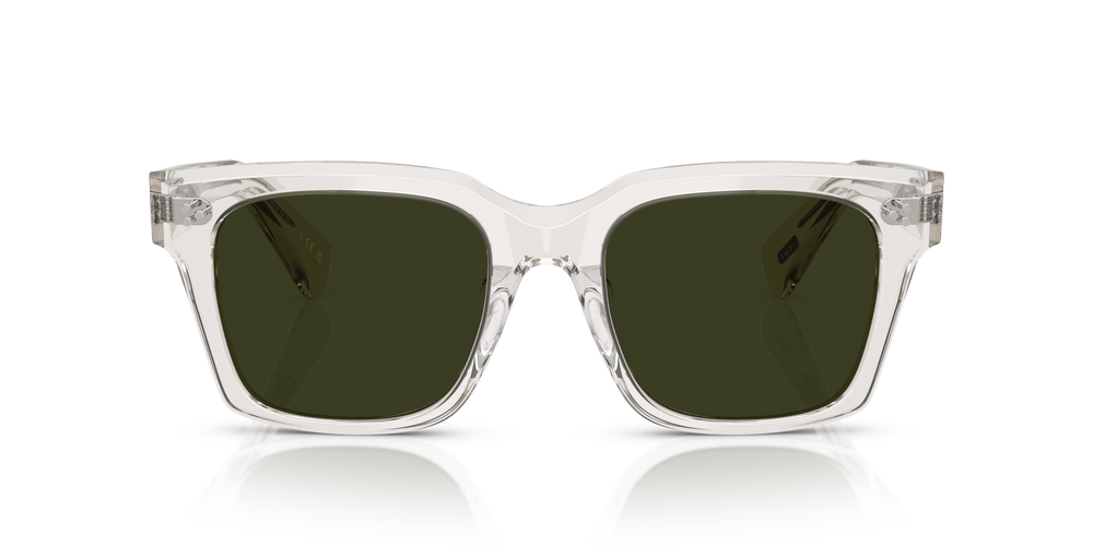 Sie Oliver Peoples Ollice mit Gravel Gestell und Grün Gläsern - bild 2