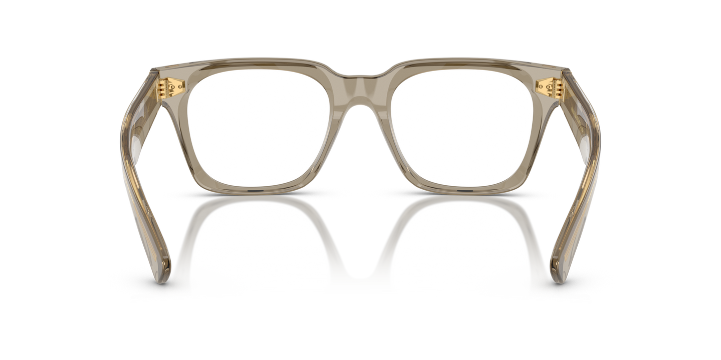Oliver Peoples Alfrey 18k avec monture Sencha - Image Plaquettes de nez