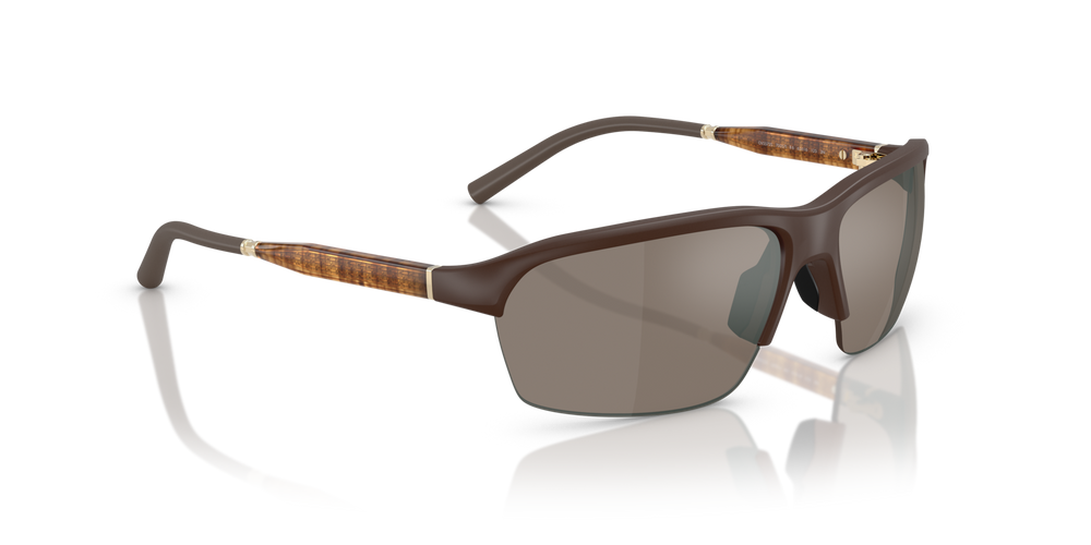 Sie Oliver Peoples R-6 mit Semi-Matte Umber Gestell und Braun Gläsern - bild 3
