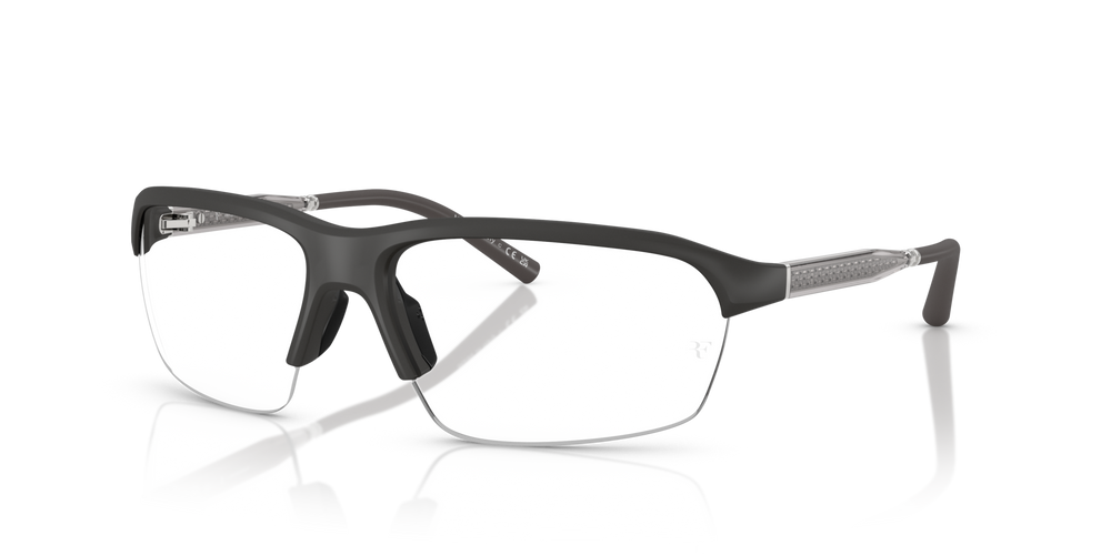 Sie Oliver Peoples R-6 mit Anthrazit semi-matt Gestell und Klar Gläsern - bild 1