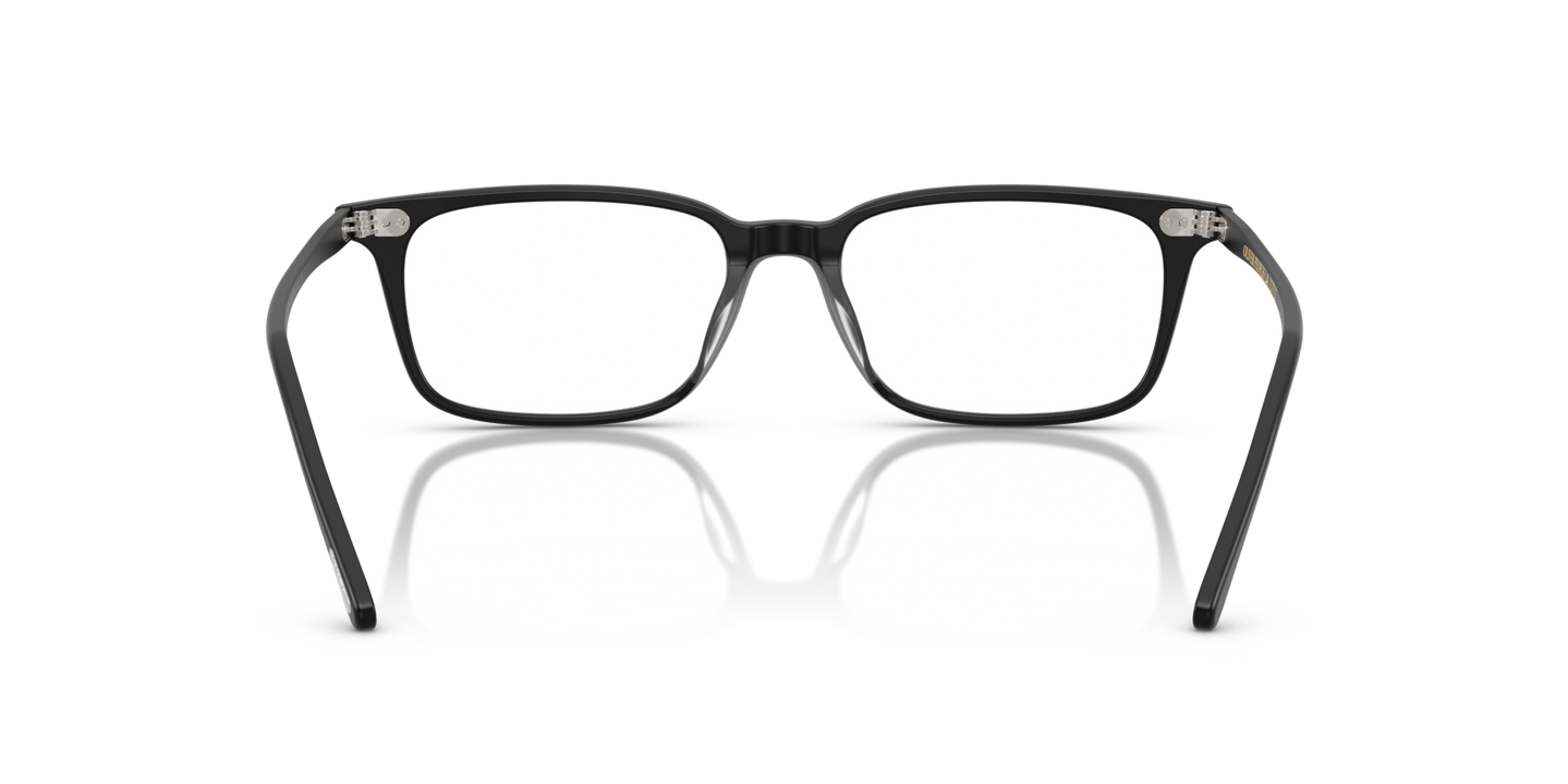 Oliver Peoples Neylan avec monture Noir semi-mat - Image Plaquettes de nez