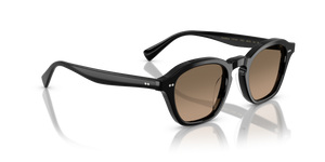 Oliver Peoples Eyles con montatura Nero e lenti  Marrone - immagine 3