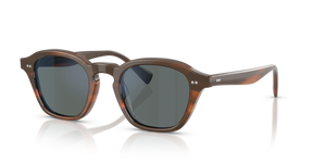 Oliver Peoples Eyles avec une monture Sycomore et des verres Bleu - image 1