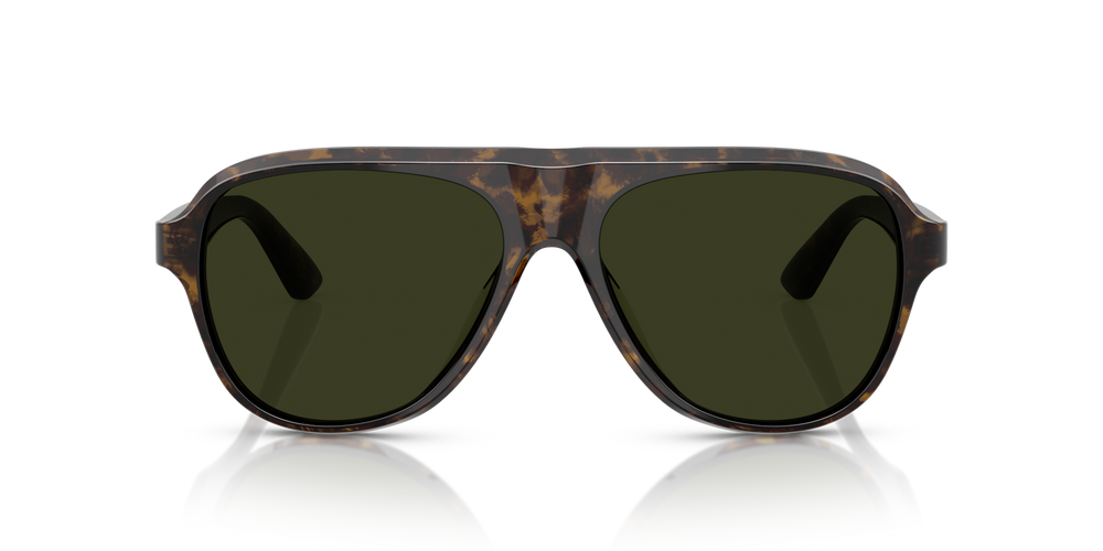 Sie Oliver Peoples Paul Newman Sun mit Walnut Tortoise Gestell und Grün Gläsern - bild 2
