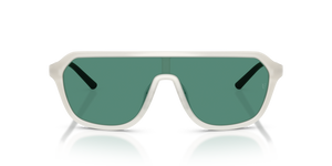 Oliver Peoples R-12 avec une monture Blanc chaleureux et des verres Vert - image 2