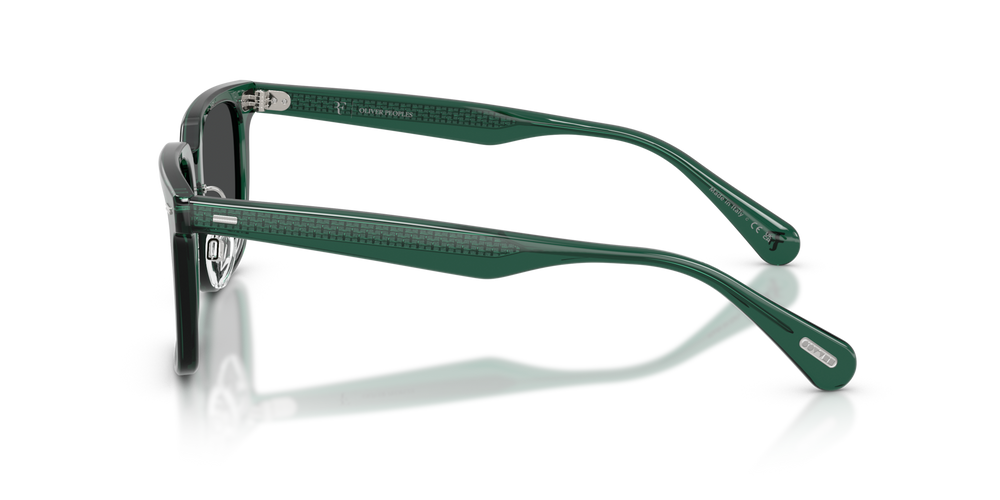 Oliver Peoples Mr. Federer II with Translucent Dark Teal frame and Grey lenses - image 4