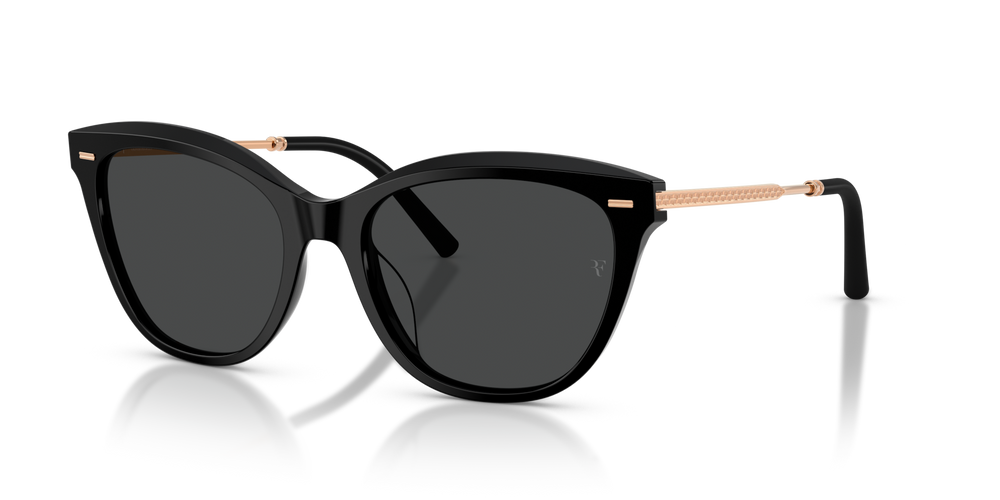 Sie Oliver Peoples Mrs. Federer mit Schwarz Gestell und Grau Gläsern - bild 2