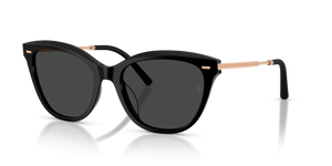 Sie Oliver Peoples Mrs. Federer mit Schwarz Gestell und Grau Gläsern - bild 1