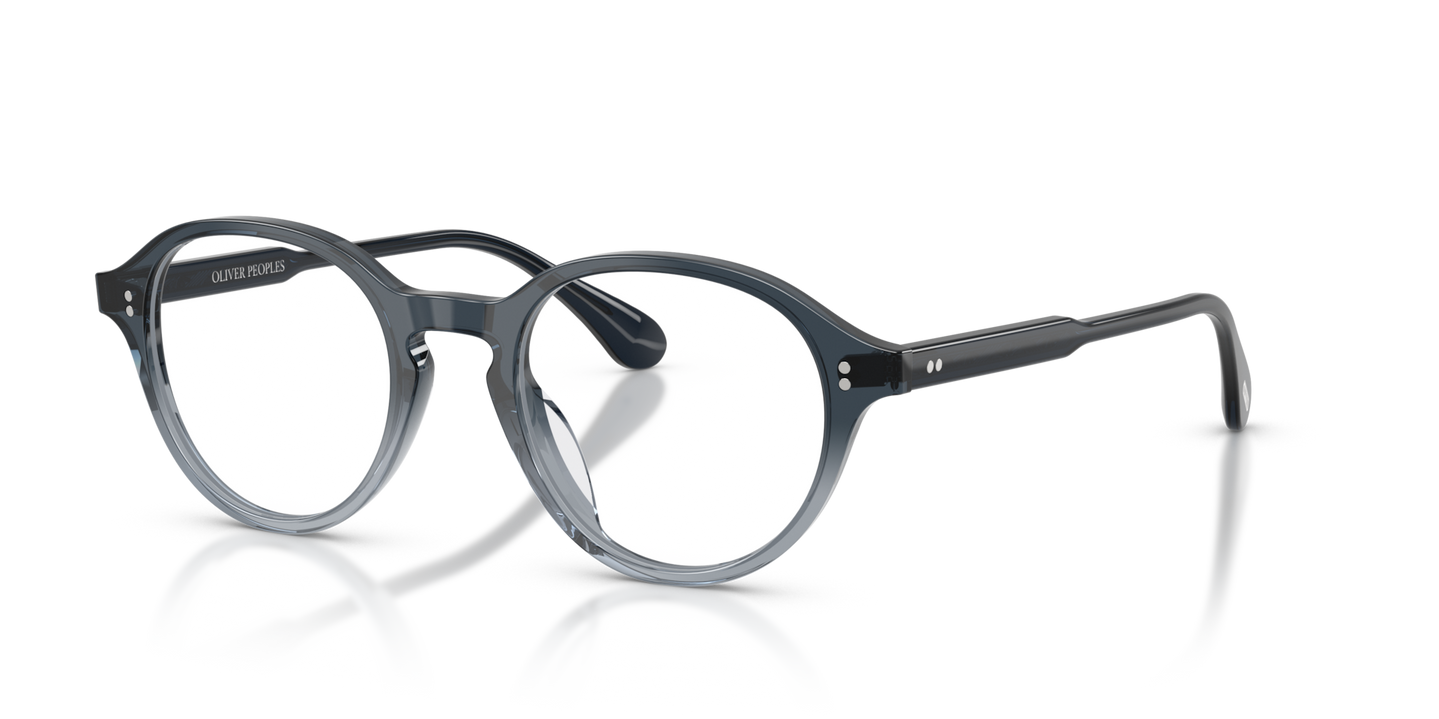 Oliver Peoples 902 mit Twilight Farbverlauf Gestell - Bild Charakteristischer Drahtkern mit Filigranmuster