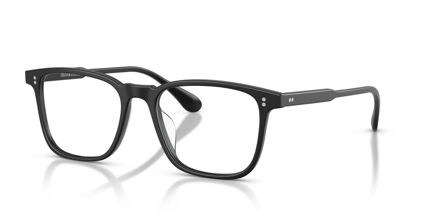 Oliver Peoples Tillen con montura Negro Semimate - Imagen Filigrana personalizada en el alambre central