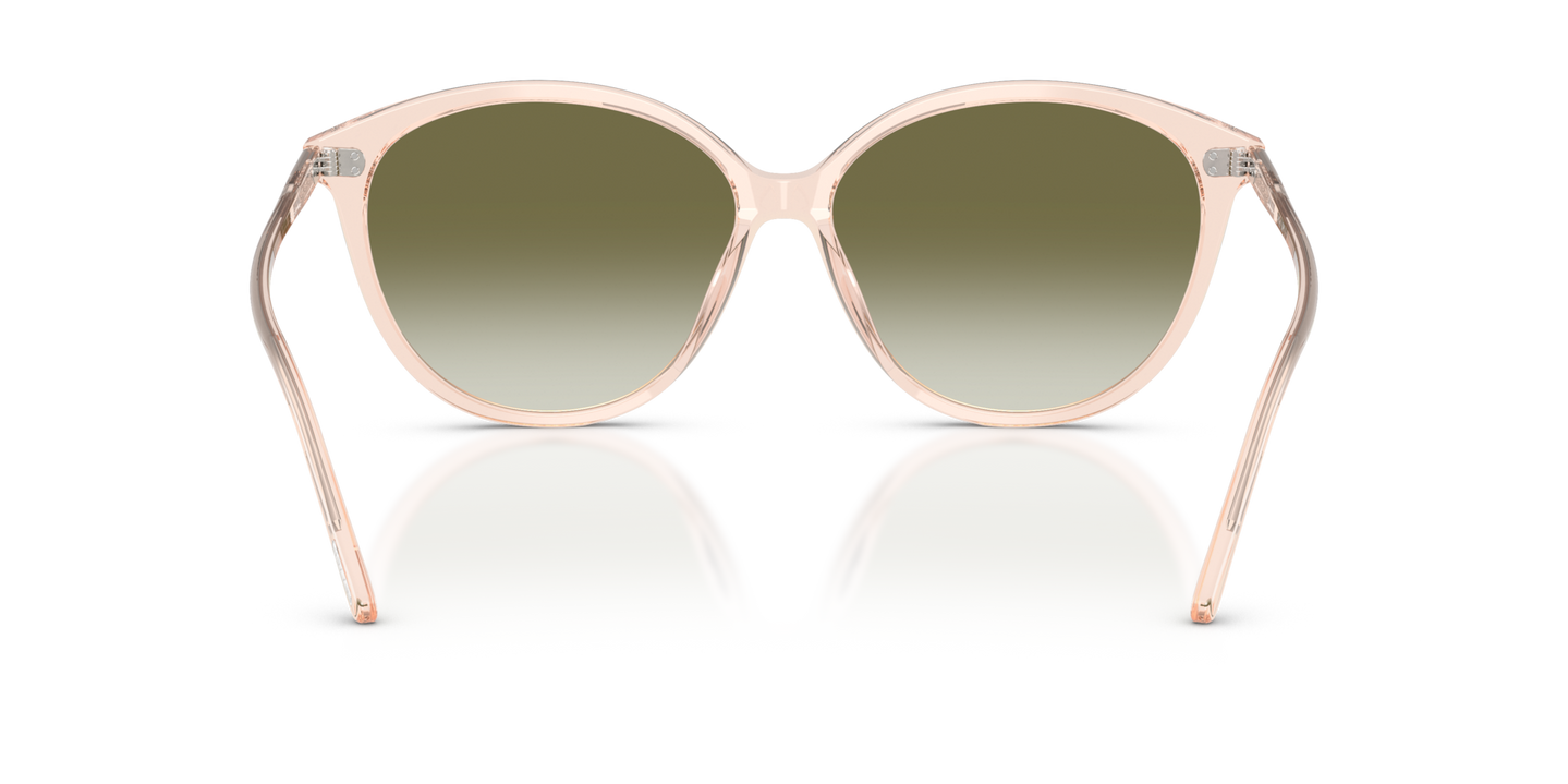Oliver Peoples Soleau、チェリーブロッサムフレーム、グリーンレンズ - 画像 ノーズパッド