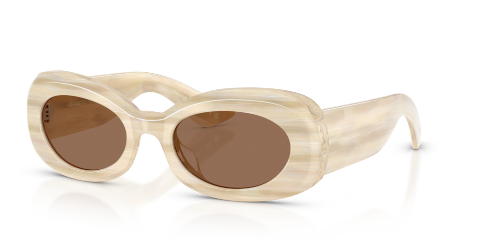 Oliver Peoples 1992C con montatura Beige Seta e lenti  Marrone - immagine 4