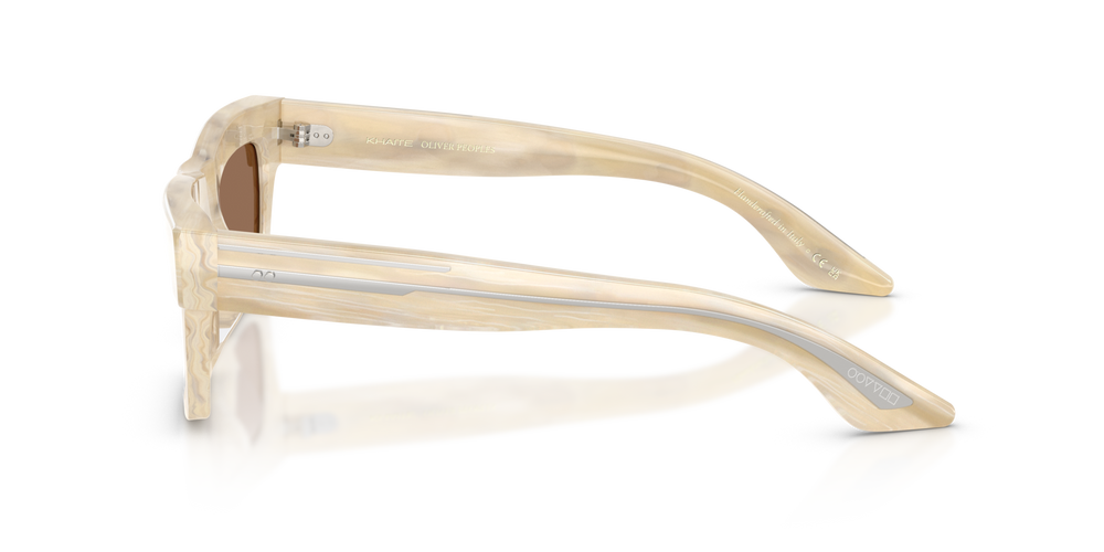 Oliver Peoples 1985C avec une monture Satiné beige et des verres Brun - image 4