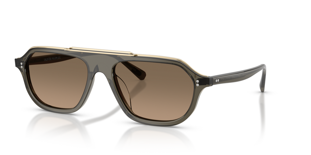 Oliver Peoples Estin avec une monture Inkwell et des verres Brun - image 1