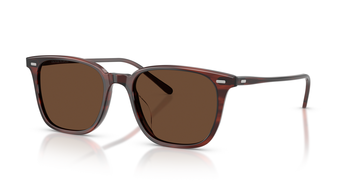 Sie Oliver Peoples Laedin mit Morado Tortoise Gestell und Braun Gläsern - Bild Plättchen