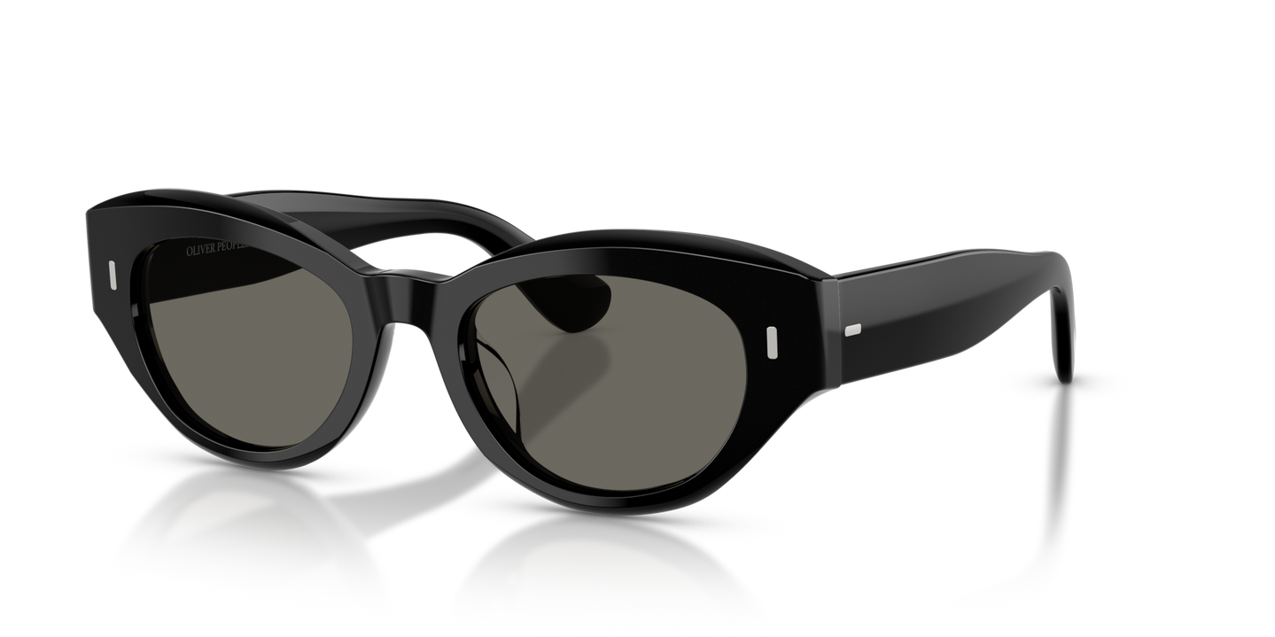 Oliver Peoples Lerrue con montatura Nero e lenti  Grigio - Immagine Placchette