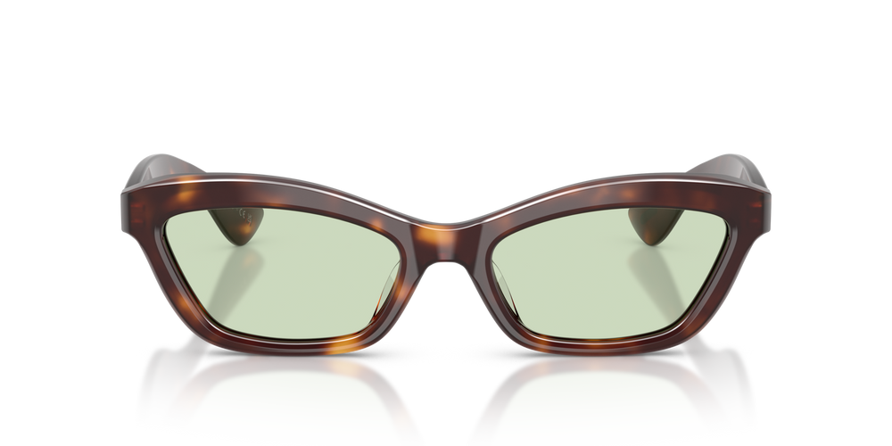 Oliver Peoples 1997C avec une monture Acajou foncé et des verres Vert - image 2