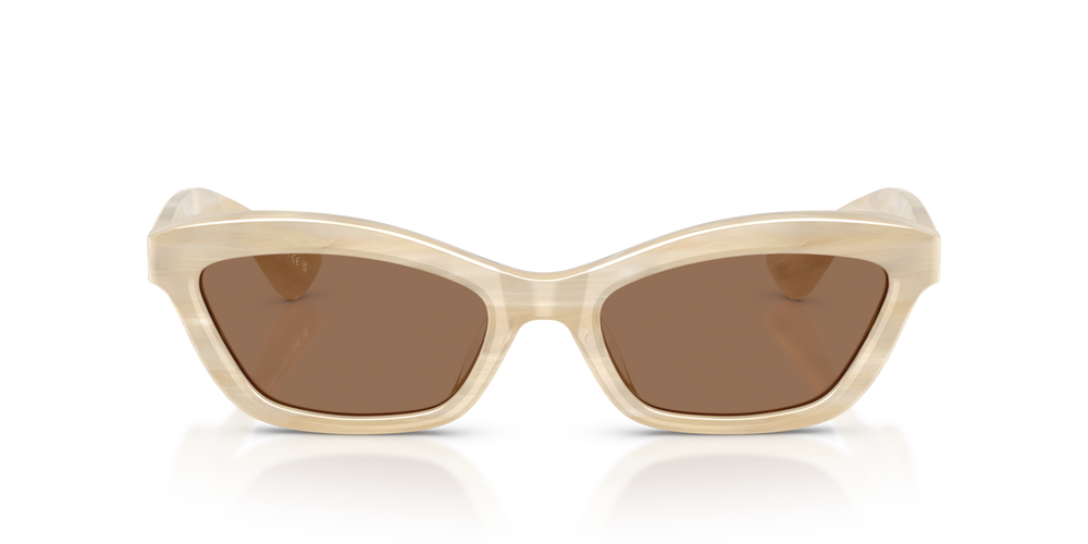 Sie Oliver Peoples 1997C mit Beige Seide Gestell und Braun Gläsern - bild 2