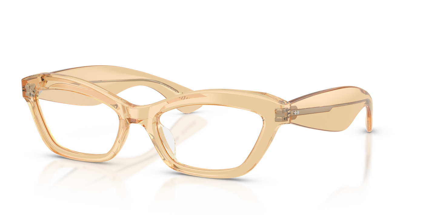 Oliver Peoples 1997C con montura Champán y lentes Transparente - Imagen Pernos