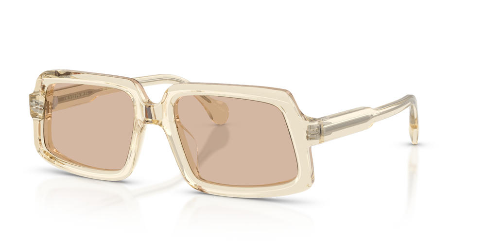Sie Oliver Peoples Edition 9 mit Gelbbraun Gestell und Braun Gläsern - bild 4
