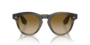 Oliver Peoples Nino Horn avec une monture Corne Marron clair et des verres Brun - image 2
