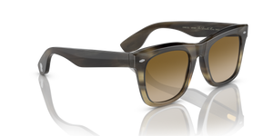 Sie Oliver Peoples Mr. Brunello Horn mit Hellbraun Horn Gestell und Braun Gläsern - bild 3
