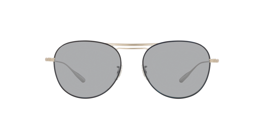 Sie Oliver Peoples Cade-J mit Chrom gebürstet/Marineblau Gestell und Grau Gläsern - bild 2