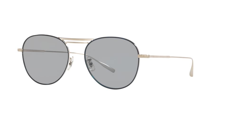 Sie Oliver Peoples Cade-J mit Chrom gebürstet/Marineblau Gestell und Grau Gläsern - bild 5